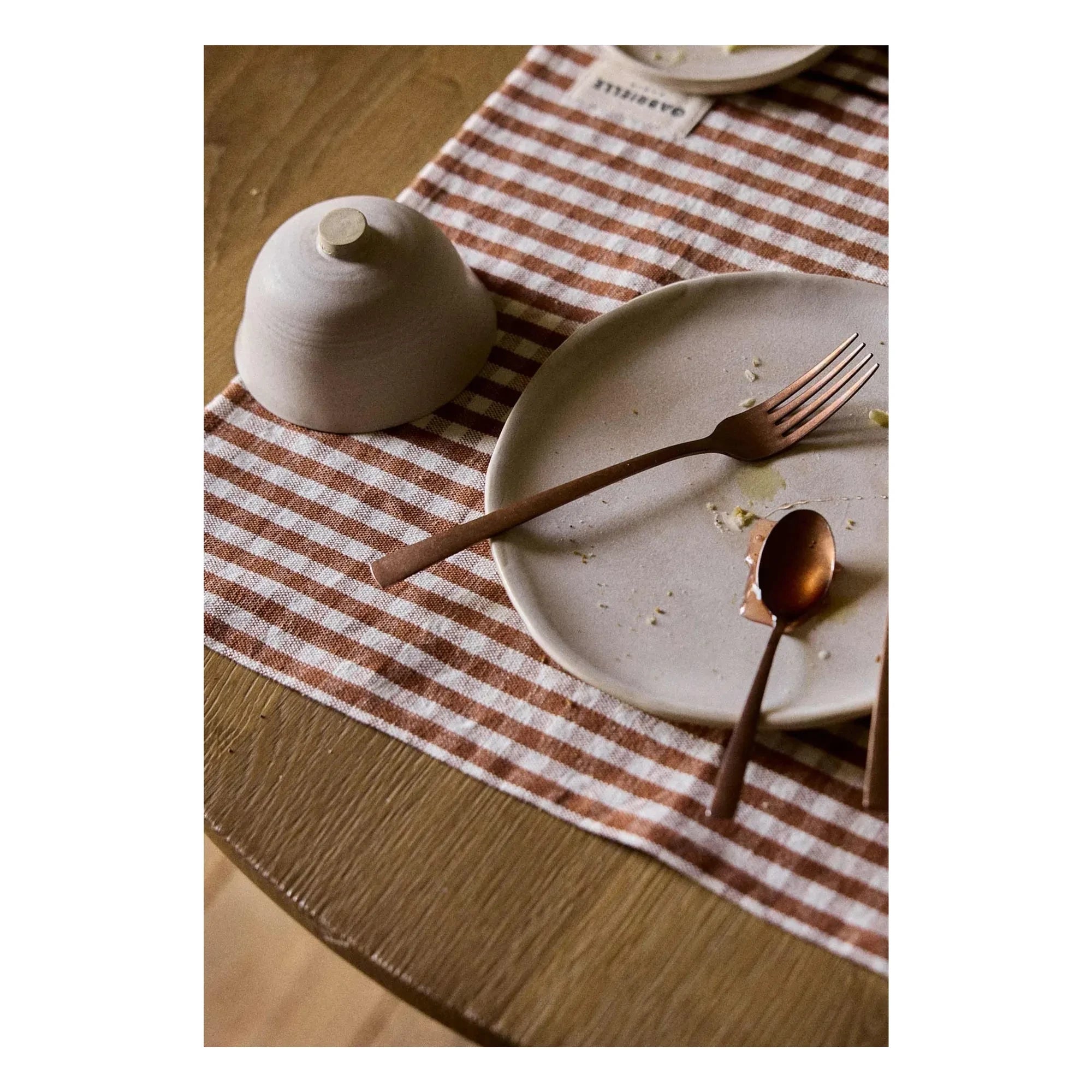 Gabrielle Paris - Salvamantel Gingham Moka | Mocha