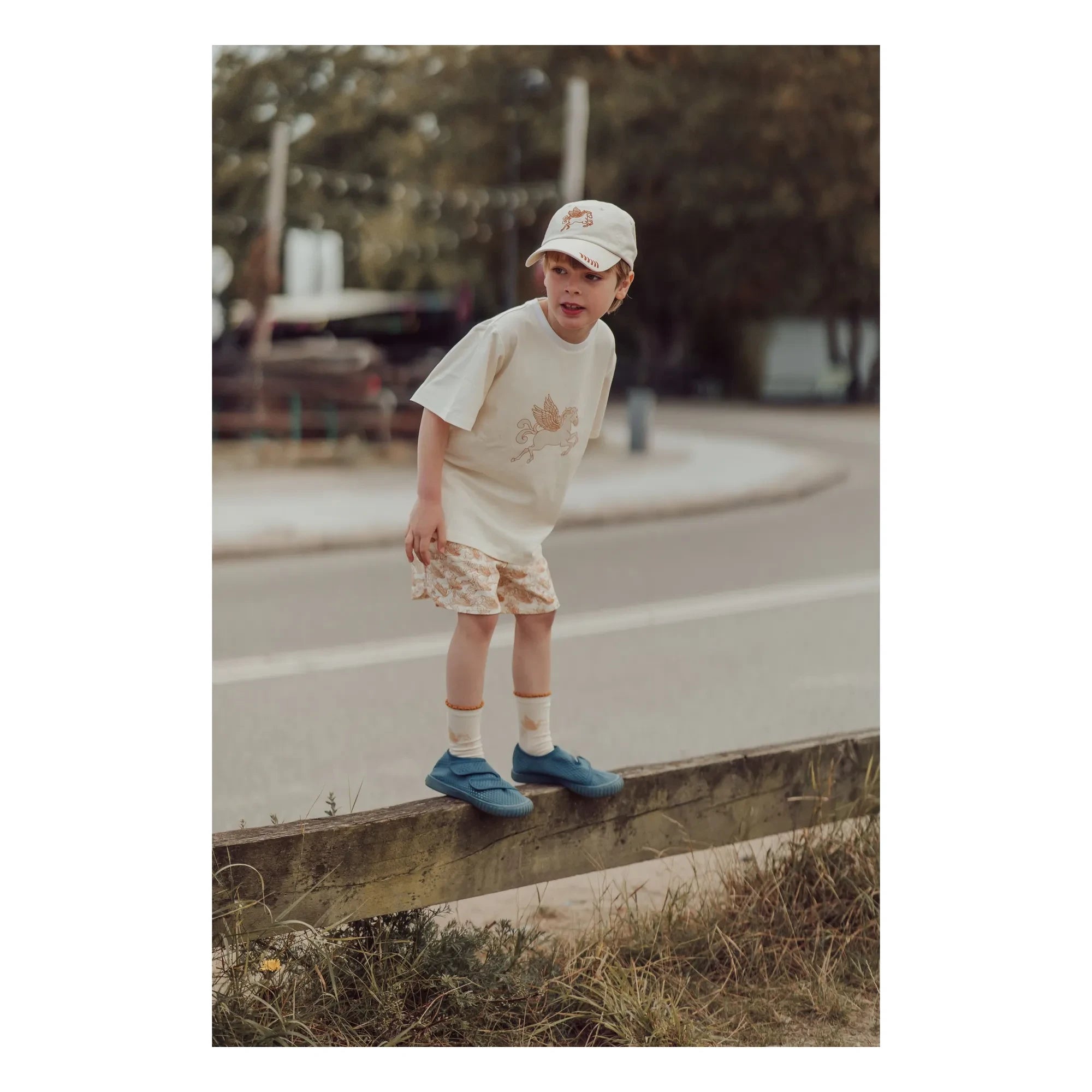 Grech & Co - Scratch Play Geri Dönüştürülmüş Lif Sneaker'lar | Mavi