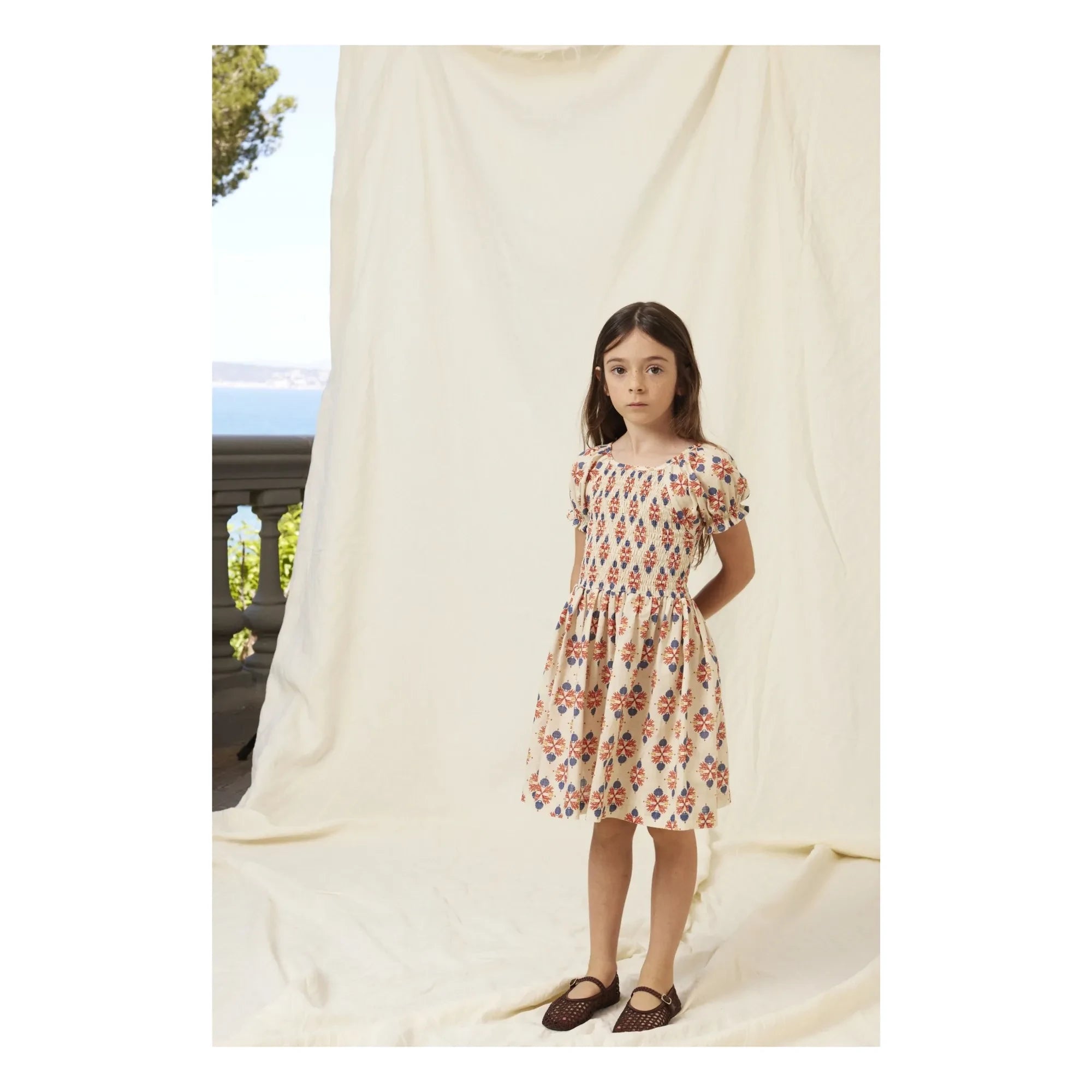 Bebe Organic - Kaia Büzgülü Elbise | Krem