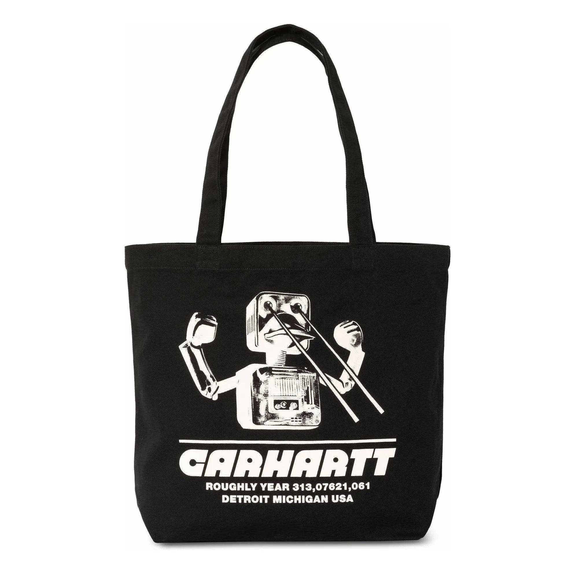 Carhartt WIP - Kanvas Grafik Tote Çanta | Siyah
