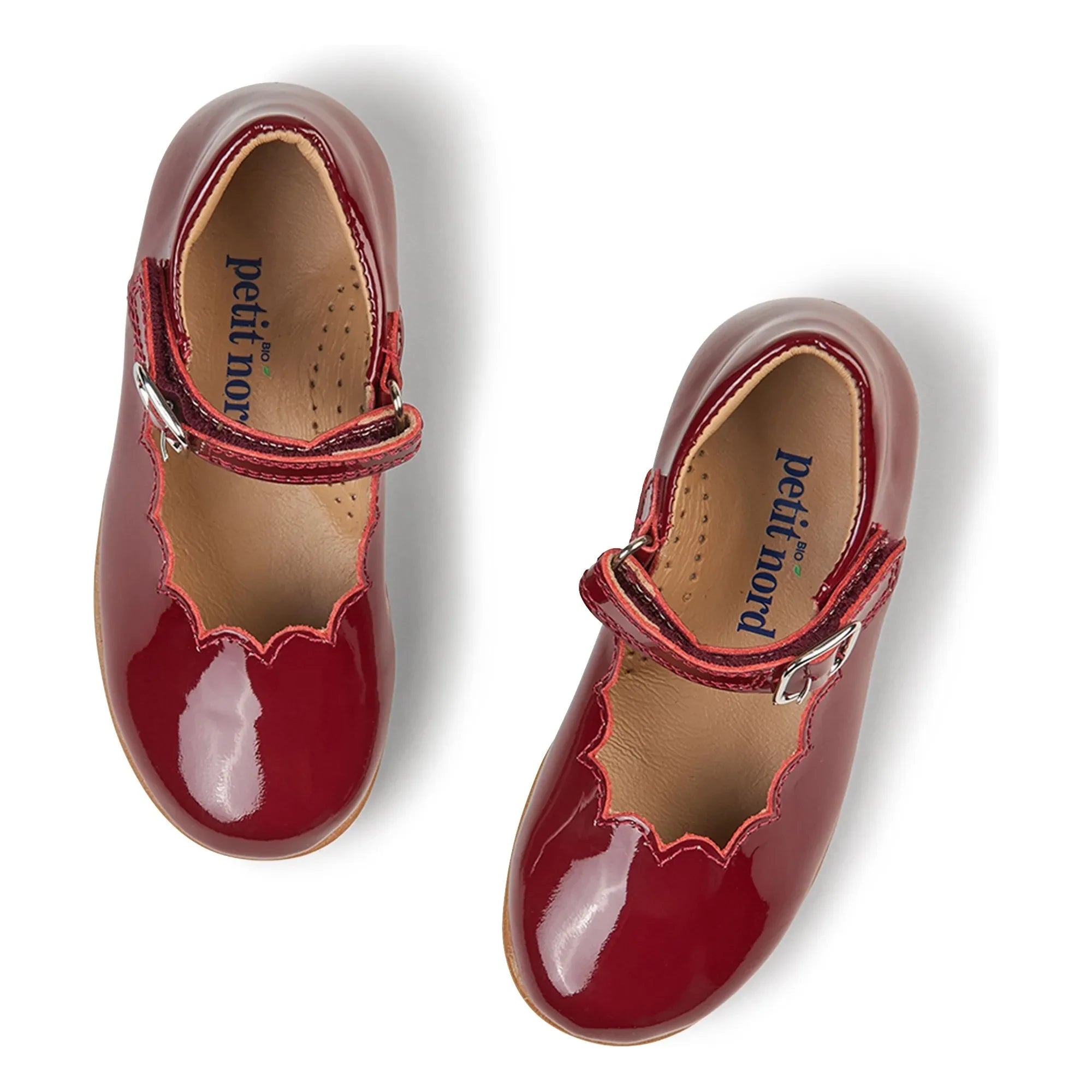 Petit Nord - Zimtrot | Scallop Mary Jane Ballerina