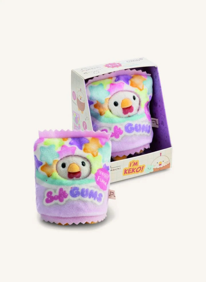Nici - Kendi Şeker Kostümü İçindeki Keko Horoz Peluş Oyuncak | Beyaz