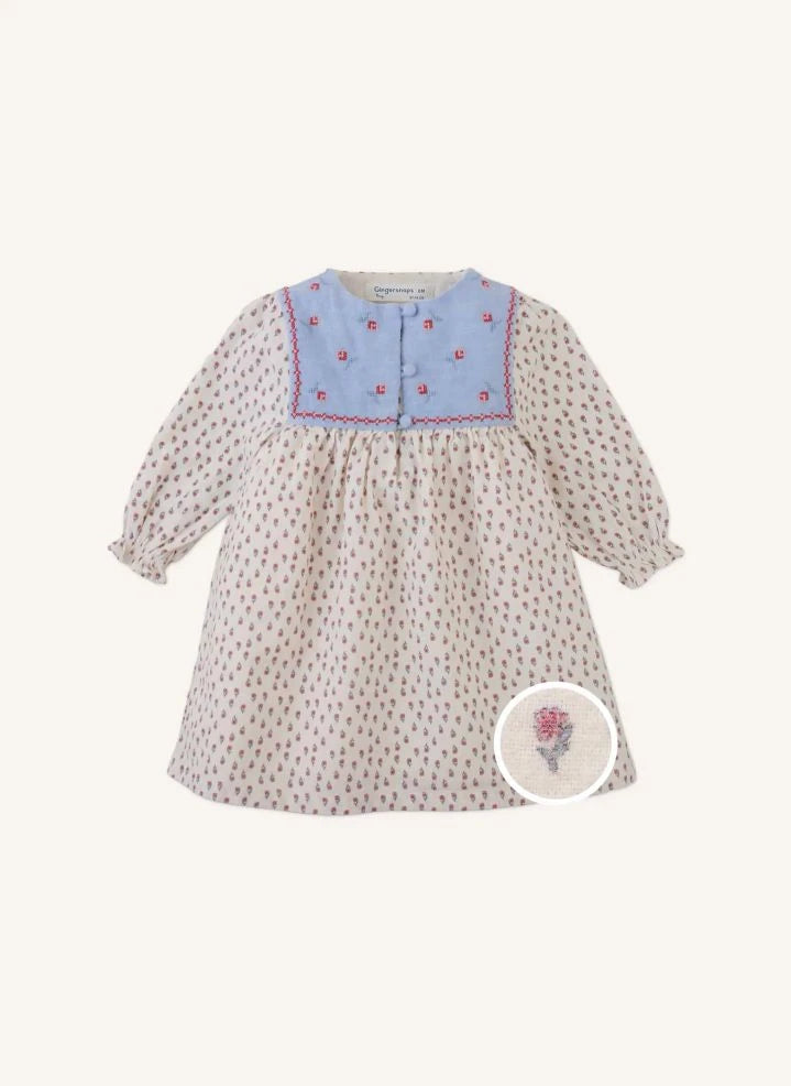 Gingersnaps - Myrtle Fleurie Elbise | Ecru