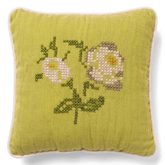Editions Aimable - Clovis Floral Cushion | Pistachio Green