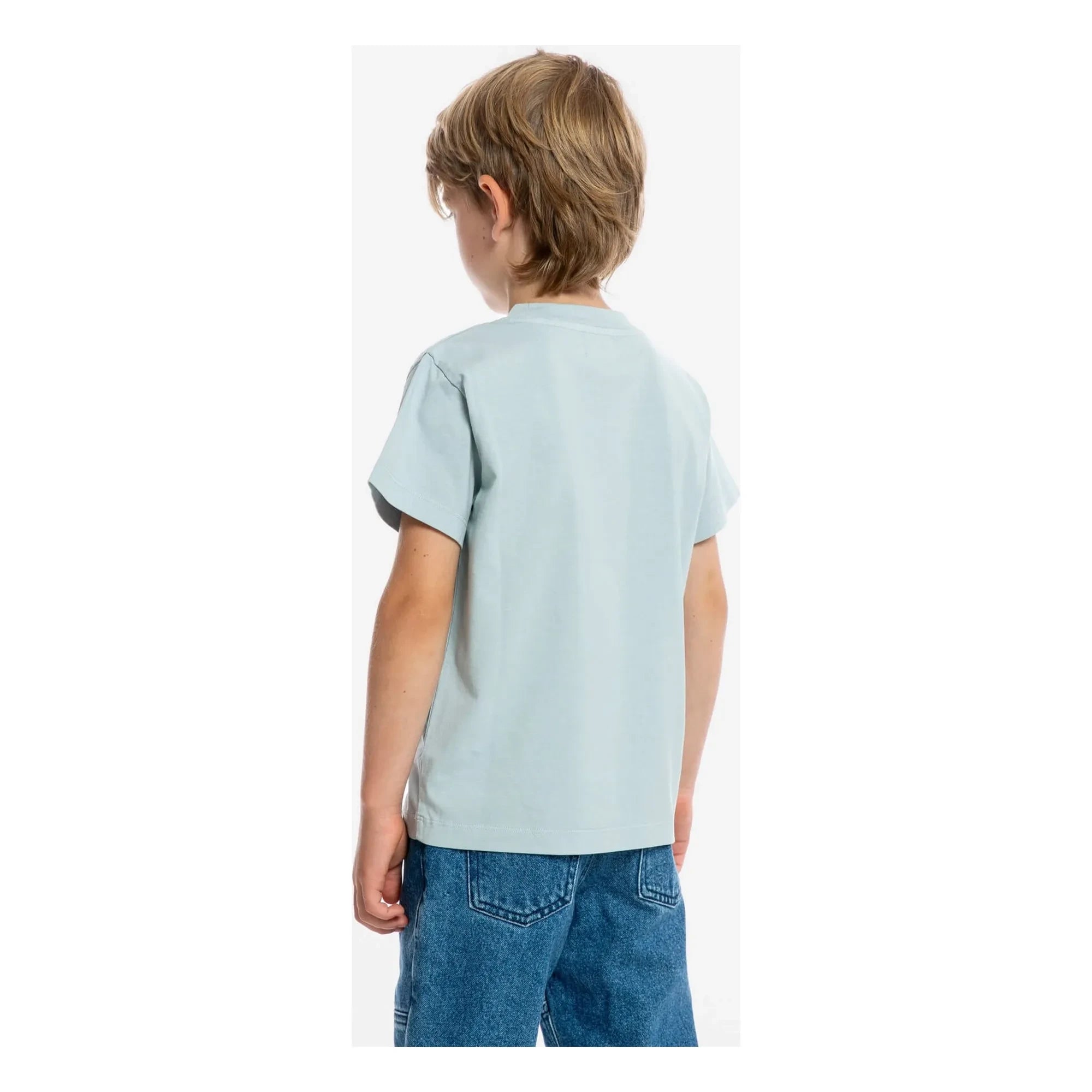 Matona - Sommerliches Uni T-Shirt Bio-Baumwolle | Hellblau