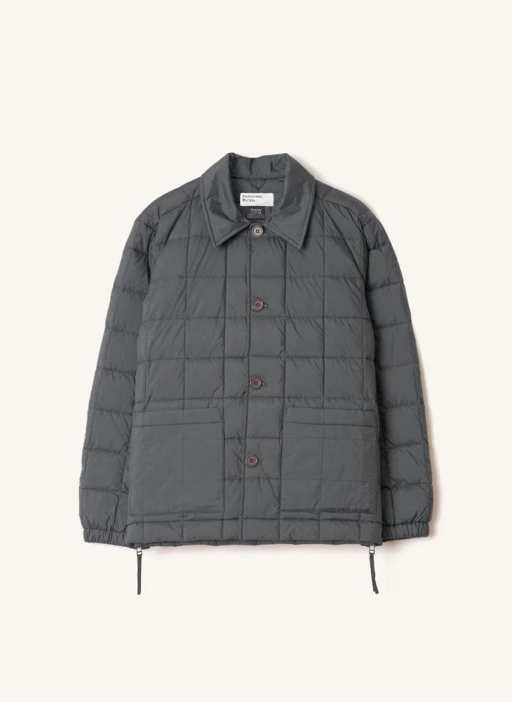 Universal Works - Universal Works x Taion Nylonjacke | Kohlegrau