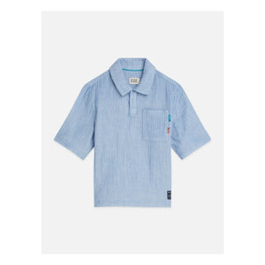 Scotch & Soda - Polo Chambray Gömlek | Açık Mavi