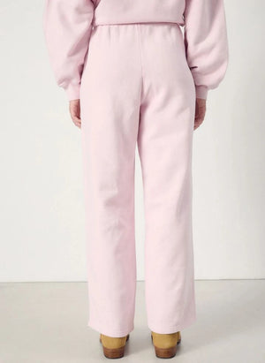 American Vintage - Pantalones Jogger Plizzy de Algodón | Rosa Claro