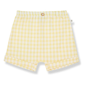 1+ in the family - Bermuda Tinos Vichy Seersucker | Amarillo pálido