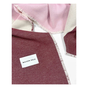 Maison Deux - Lightweight cotton blanket | Burgundy