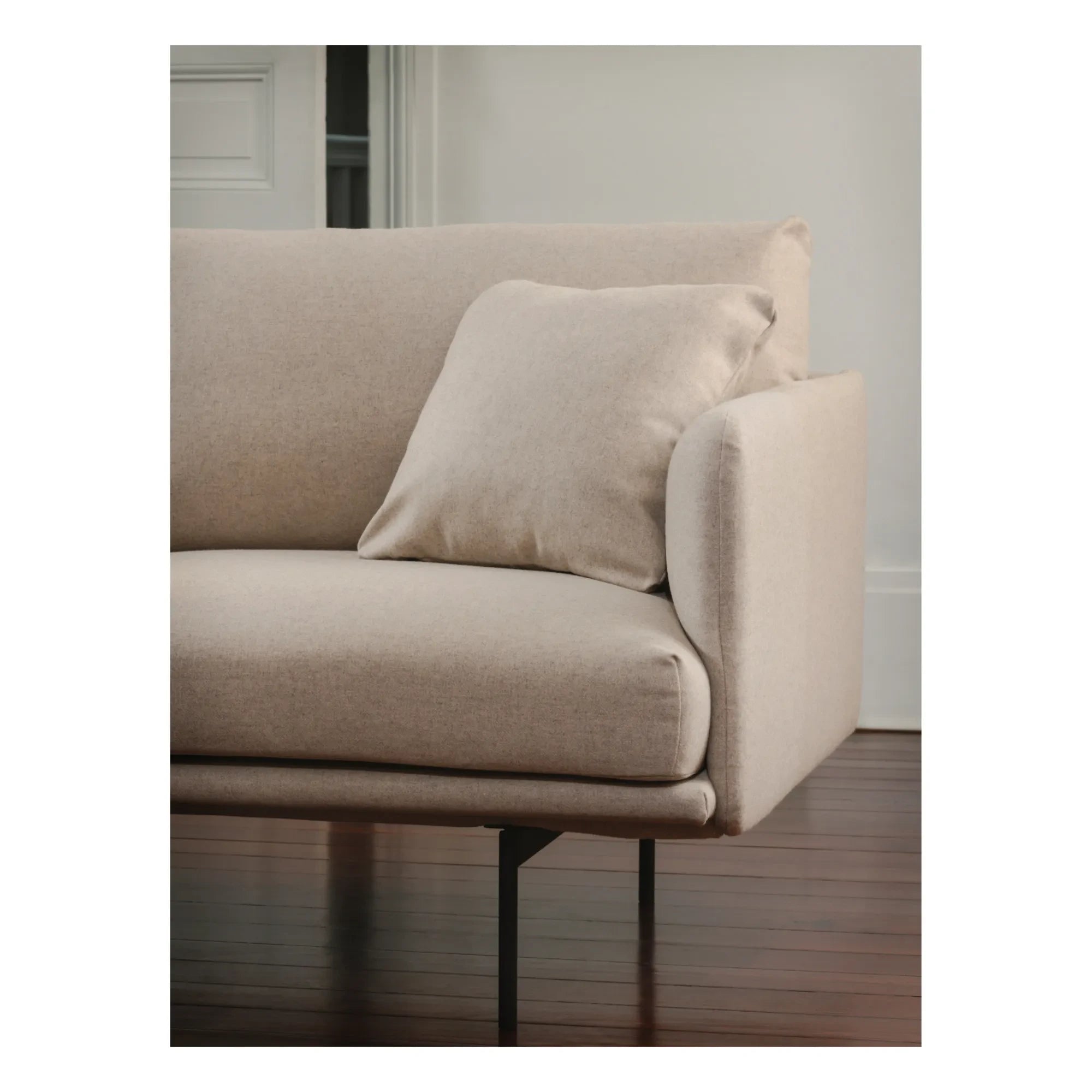 Panac Edition - Isly 3-Seater Sofa, Heathered Fabric - 205 cm | Gray