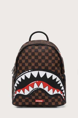 Sprayground - Mochila Marrón de Tiburones en París 910B9305NSZ