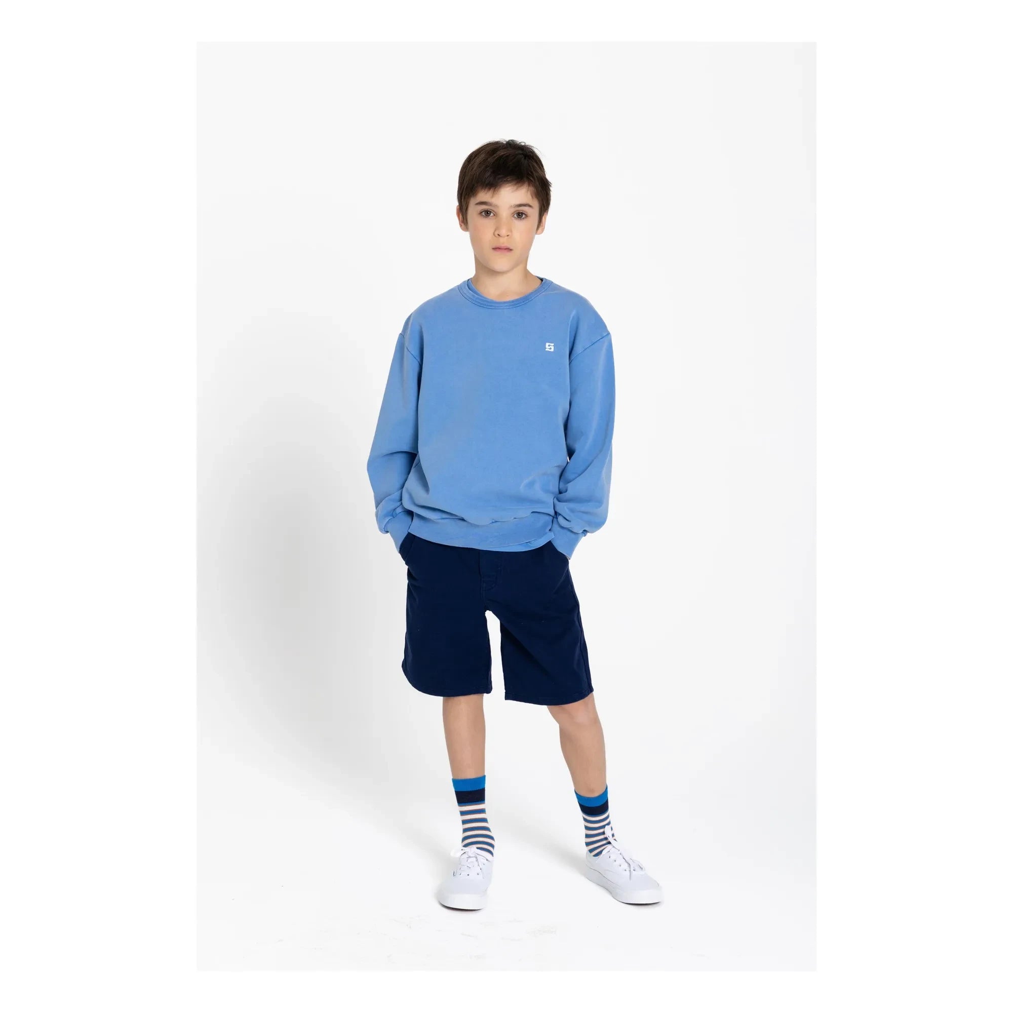 Smallable Kid - Malo Çizgili Çorap | Mavi
