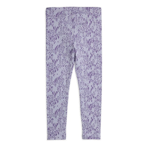 Mini Rodini - Organik Pamuklu Leopar Tayt | Mauve