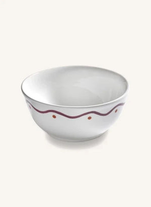 Serax - Charly Wellenmuster Schalen - 2-teiliges Set | Lila