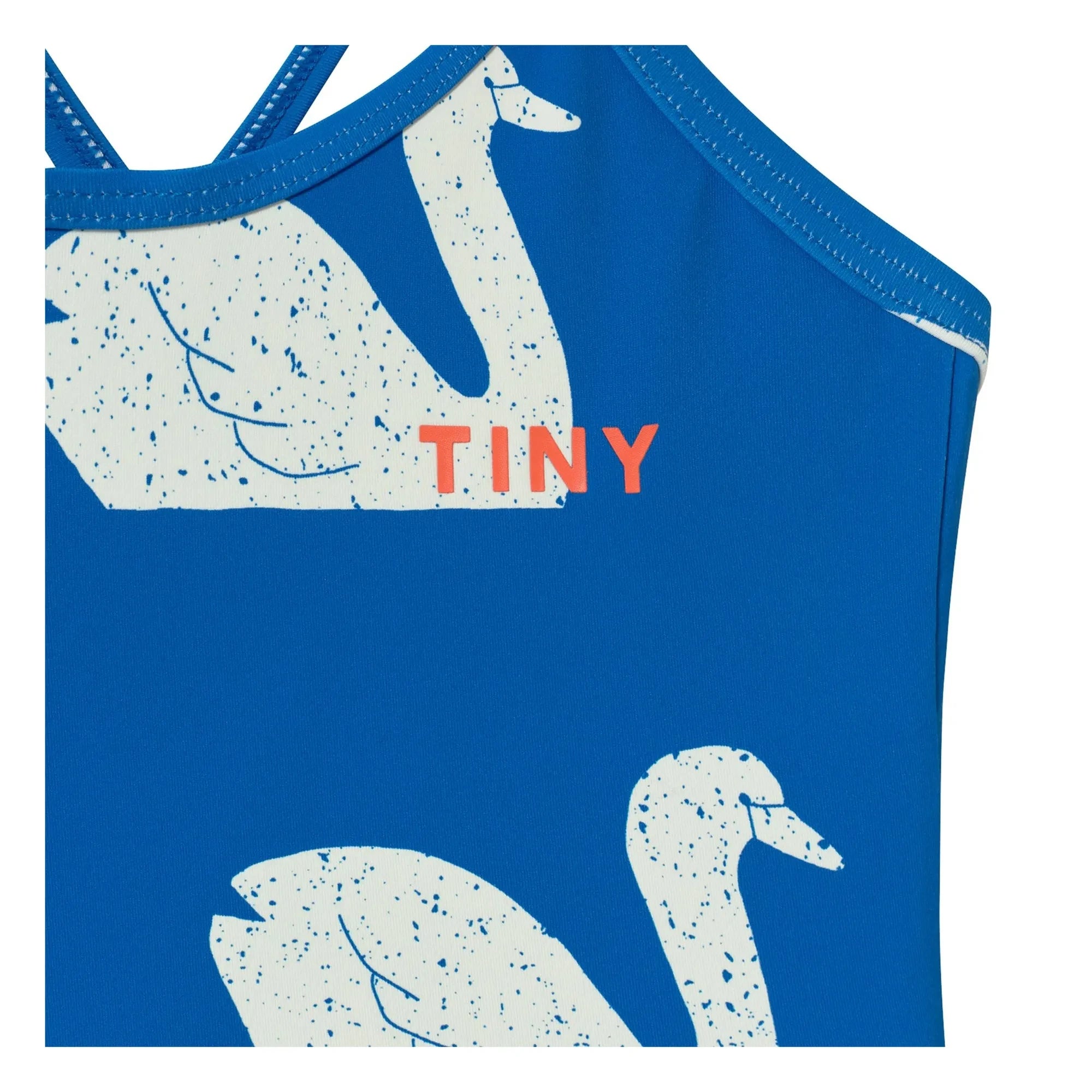 Tinycottons - Bañador cisnes | Azul