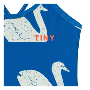 Tinycottons - Bañador cisnes | Azul