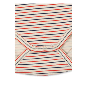 Konges Sløjd - Striped Organic Cotton Bodysuit | Red