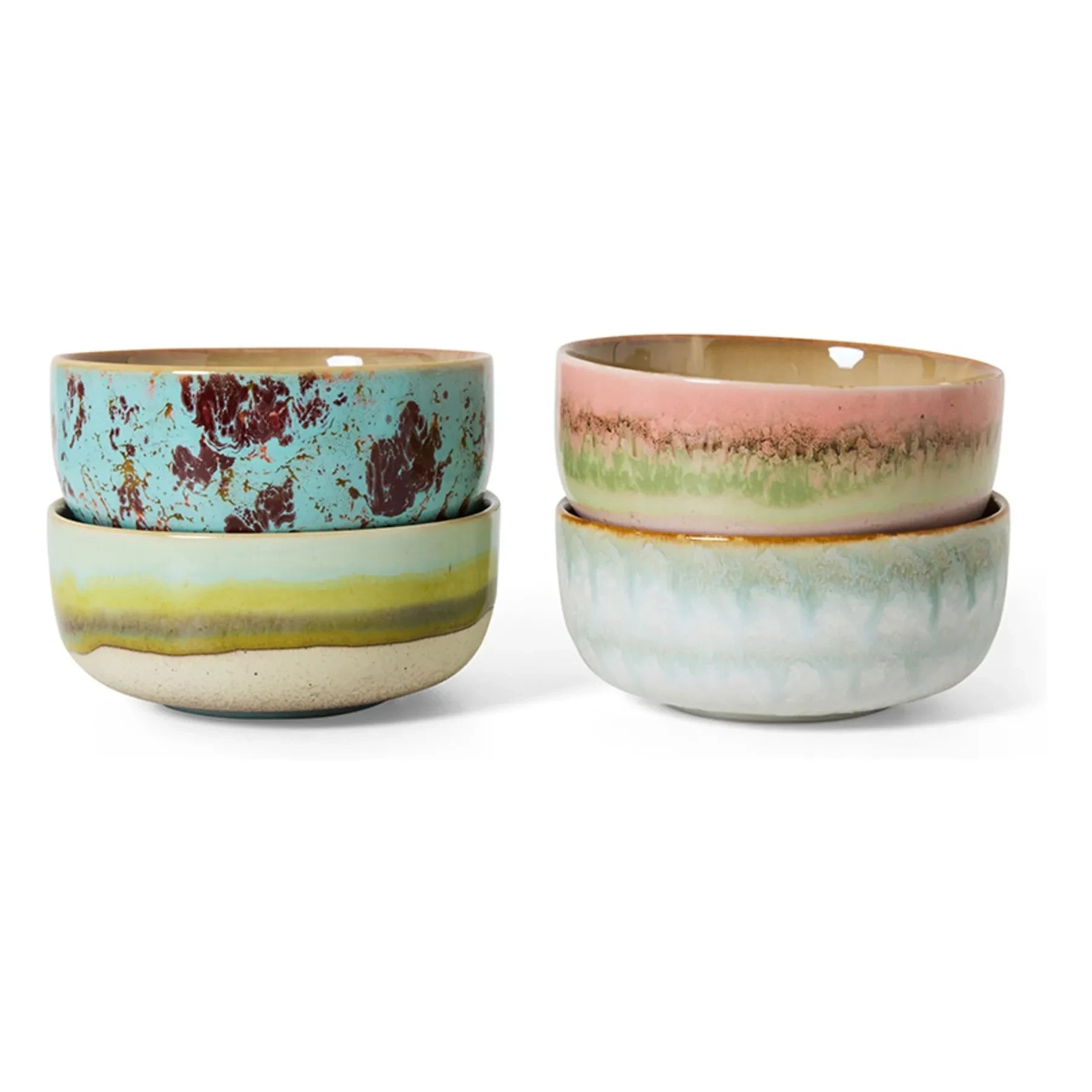 HKliving - Impression Schalen - 4er Set