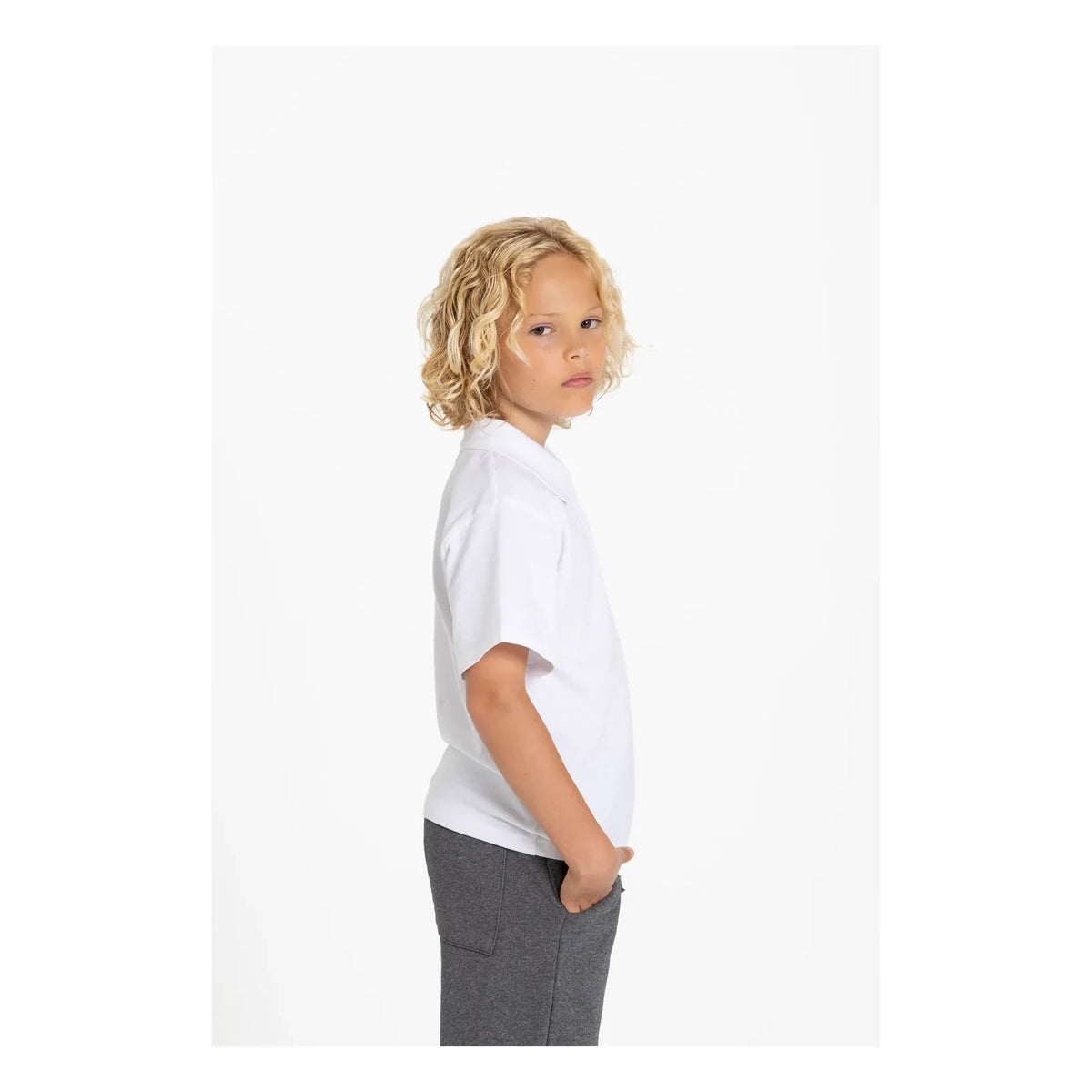 Smallable Kid - Halford Bio-Baumwoll-Poloshirt | Weiß