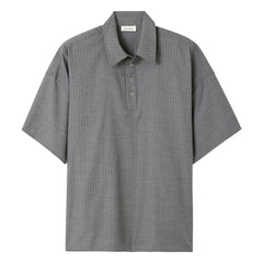 American Vintage - Çizgili atlet | Gri melanj