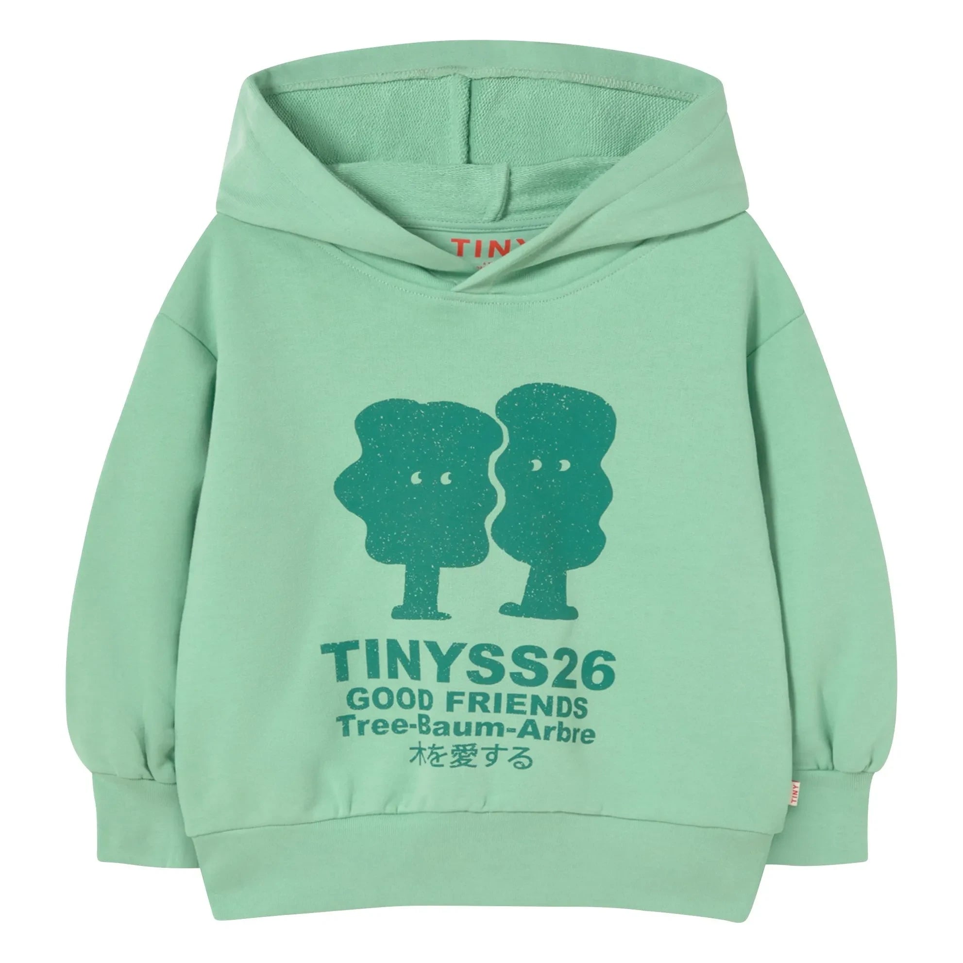 Tinycottons - Good Friends organik pamuk sweatshirt | Turkuaz