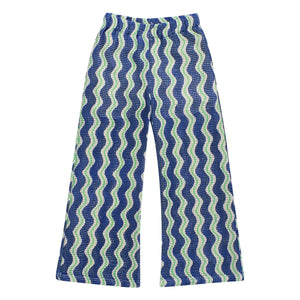 Maison Mangostan - Dalga Häkelhose | Blau