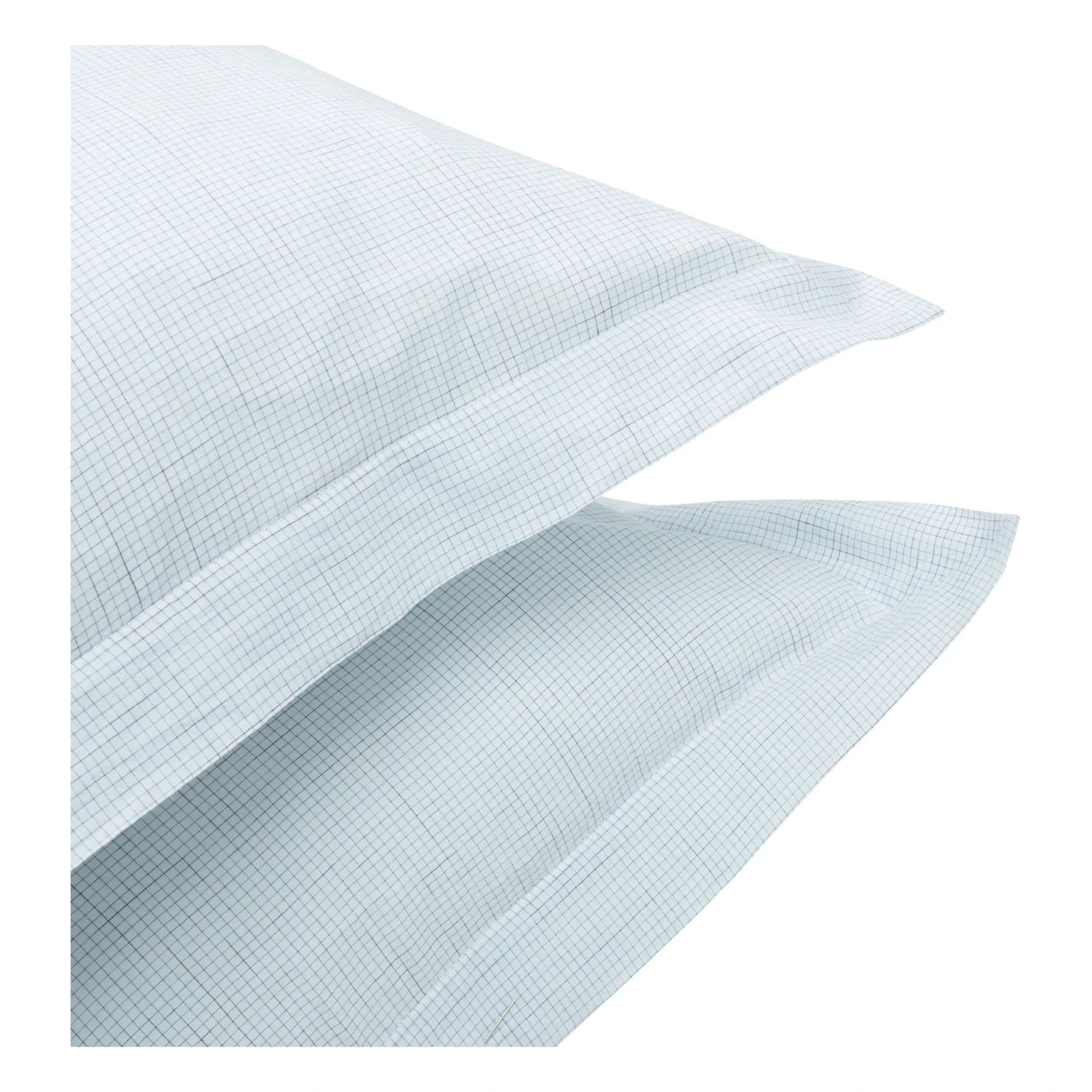 Scarlette Ateliers - Paul Handwoven Cotton Pillowcase - Set of 2 | Light Blue