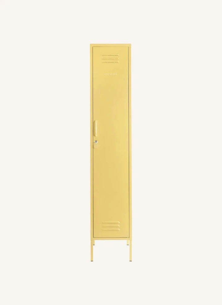 Mustard Made - İnce Metal Dolap | Soluk sarı