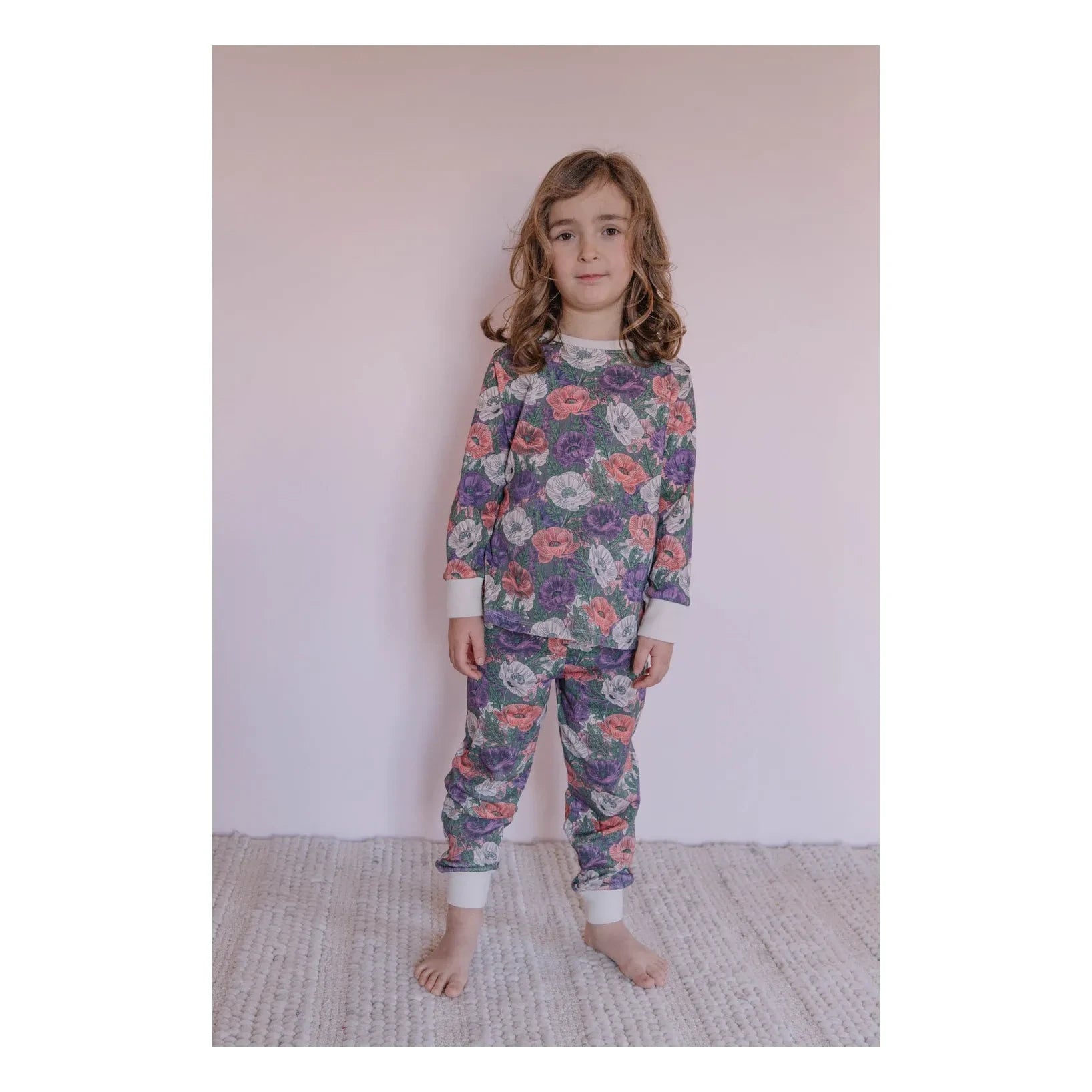 Studio Bohème - Dodo Flowers Organic Cotton Pajama | Purple