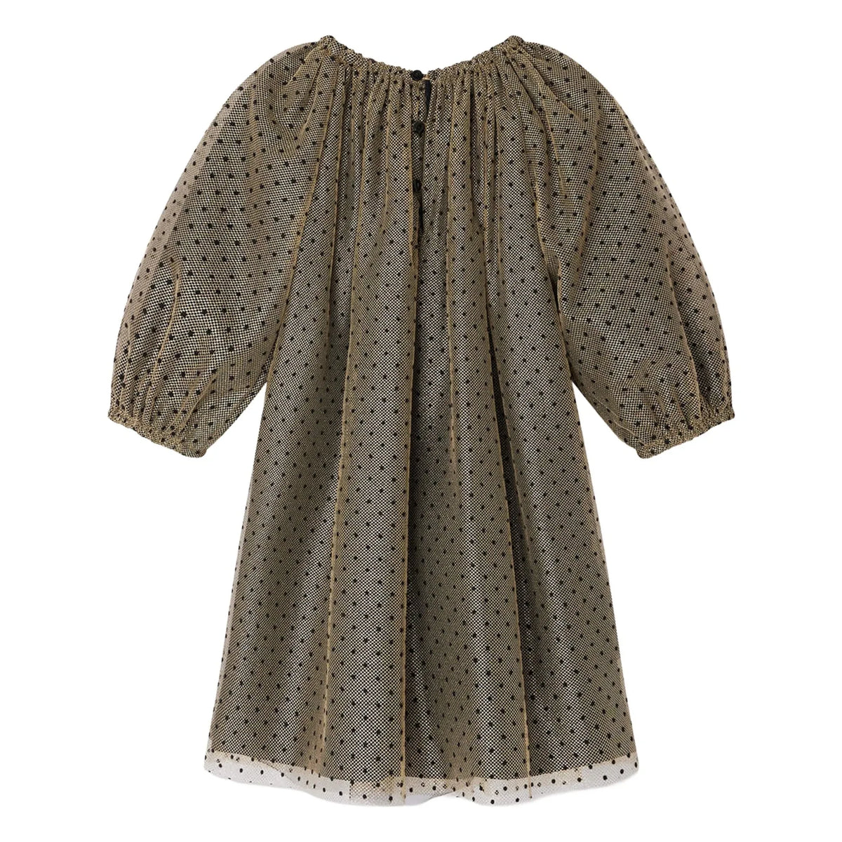 Bonpoint - Vestido Just Tulle Flocke | Or