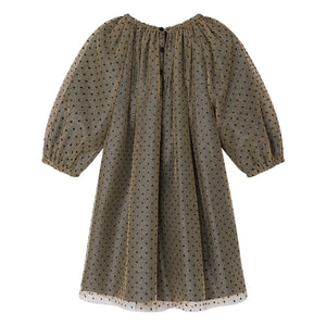 Bonpoint - Vestido Just Tulle Flocke | Or