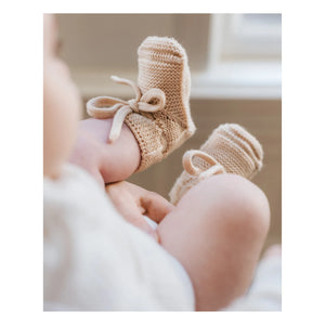 Hvid - Merino Wool Booties | Sand