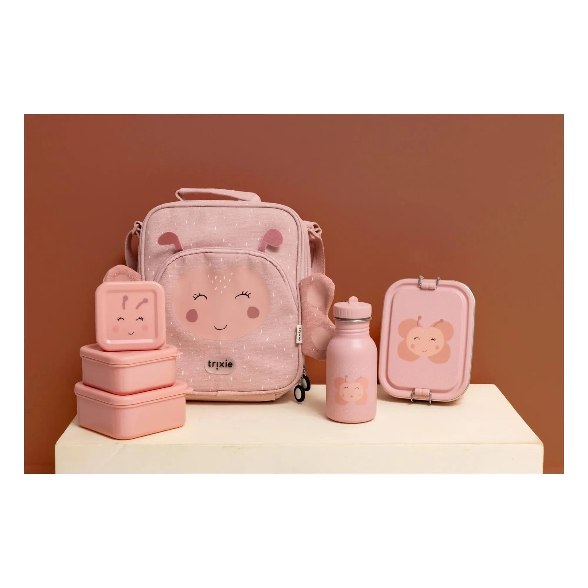 Trixie - Mrs. Butterfly Small Lunch Box | Pink