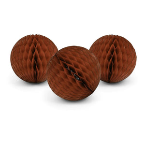 Paper Dreams - FSC Certified Paper Decorative Ball - Set of 3 | Brown
