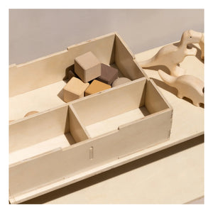 Nofred - Holzdeckel Aufbewahrungsbox | Helles Holz