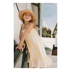 Tinycottons - Çizgili Elbise | Sarı