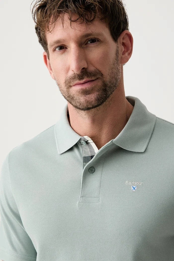 Polo de algodón para hombre Barbour
