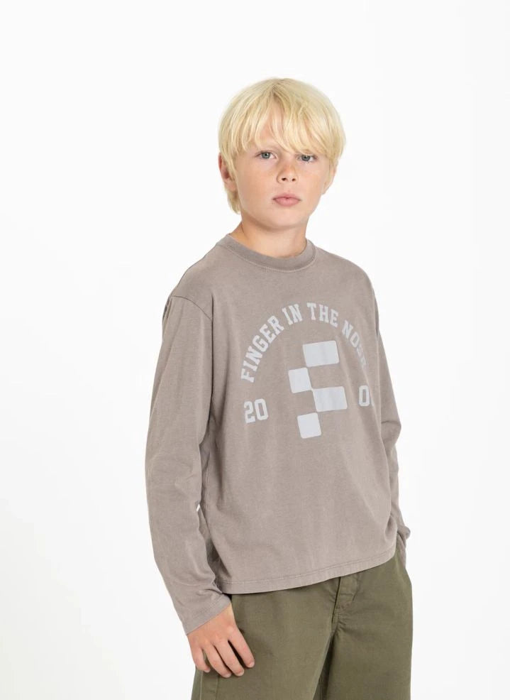 Finger in der Nase - Sako Finger 2003 Bio-Baumwoll T-Shirt | Grau