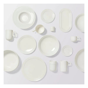 Broste Copenhagen - Stevns Stoneware Soup Plate | White