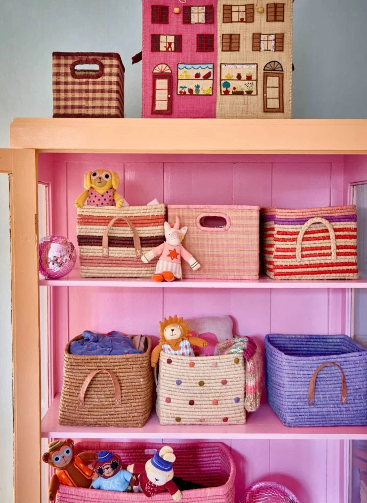 Reis - Aufbewahrungsbox aus Raffia