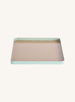 Present Time - Salerno Metal Tray | Turquoise