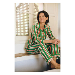 Maria de la Orden - Malo Çizgili Pijama | Turuncu