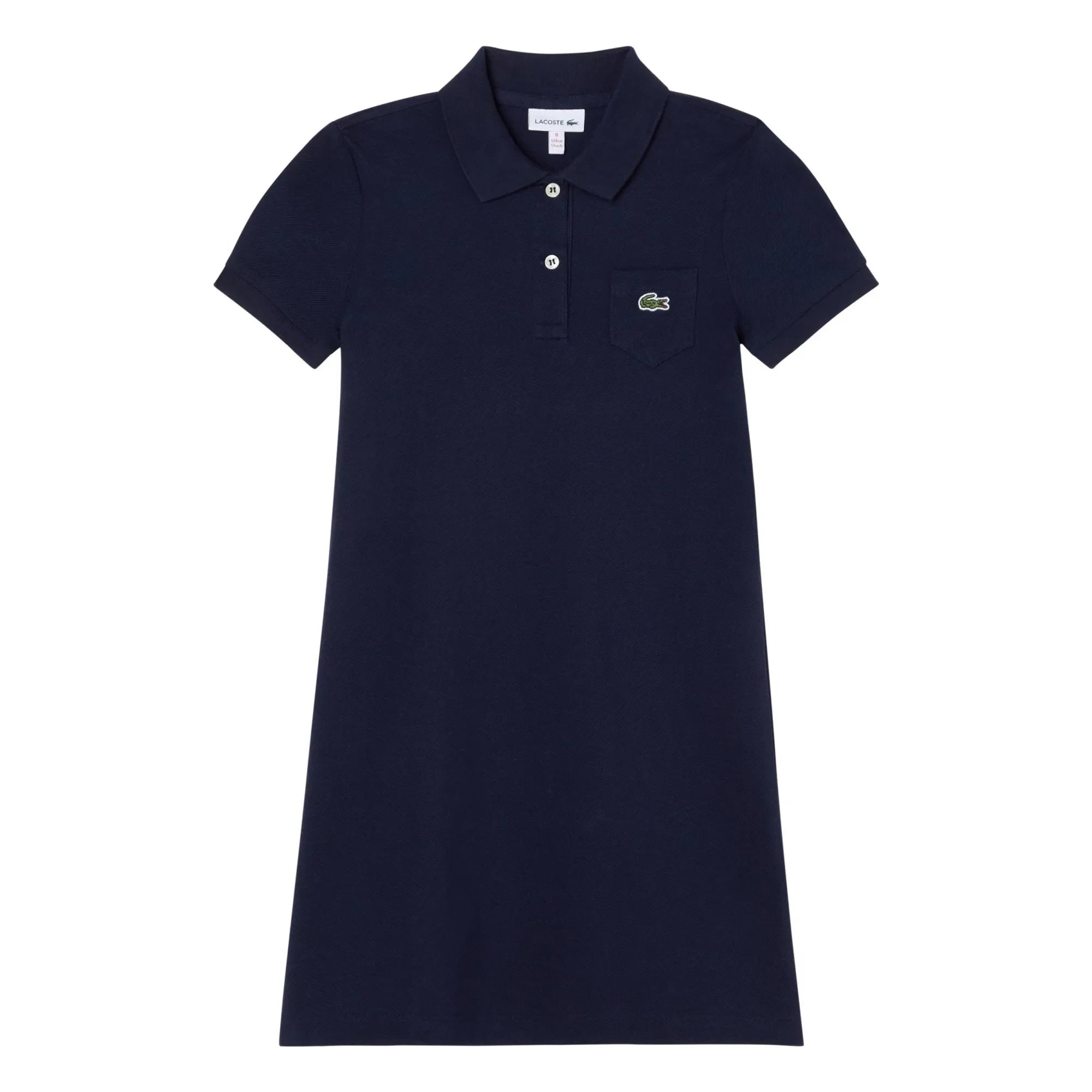 Lacoste - Organik Pamuk Polo Elbise | Lacivert
