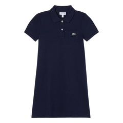 Lacoste - Organik Pamuk Polo Elbise | Lacivert
