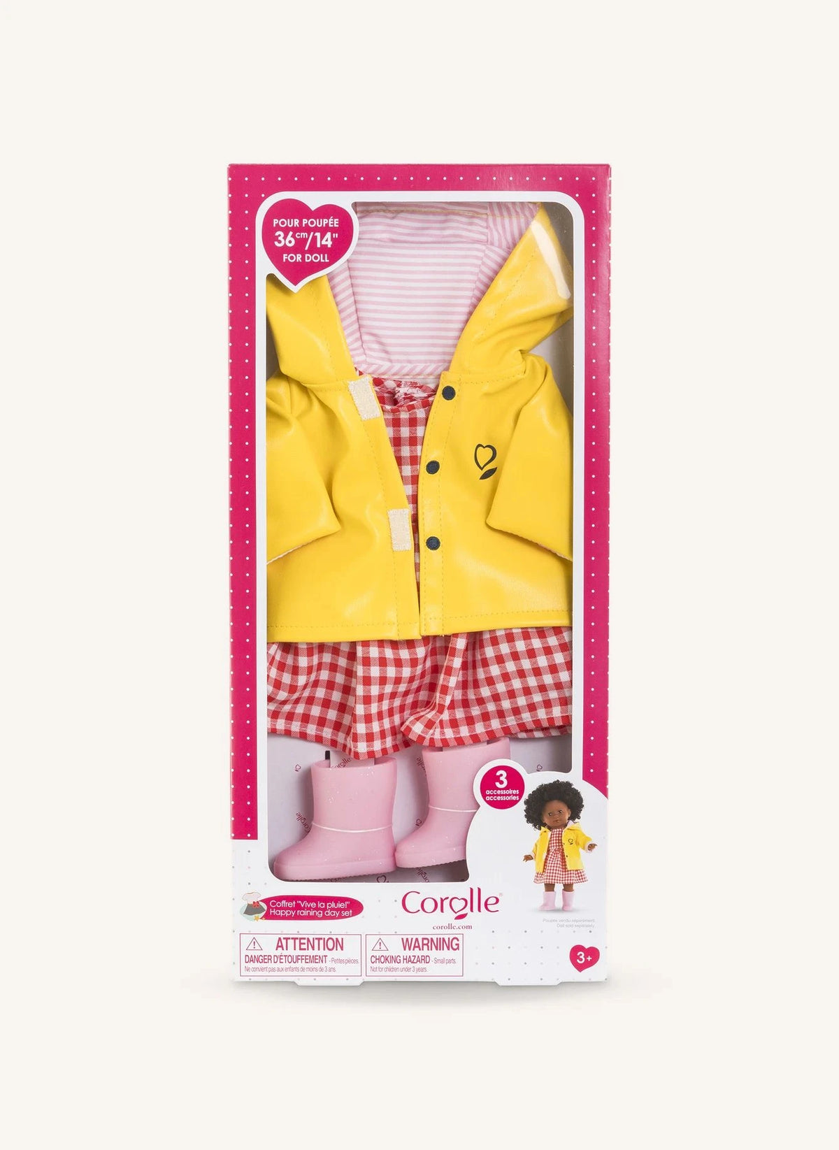 Corolle - "Vive la Pluie" Outfit | Yellow