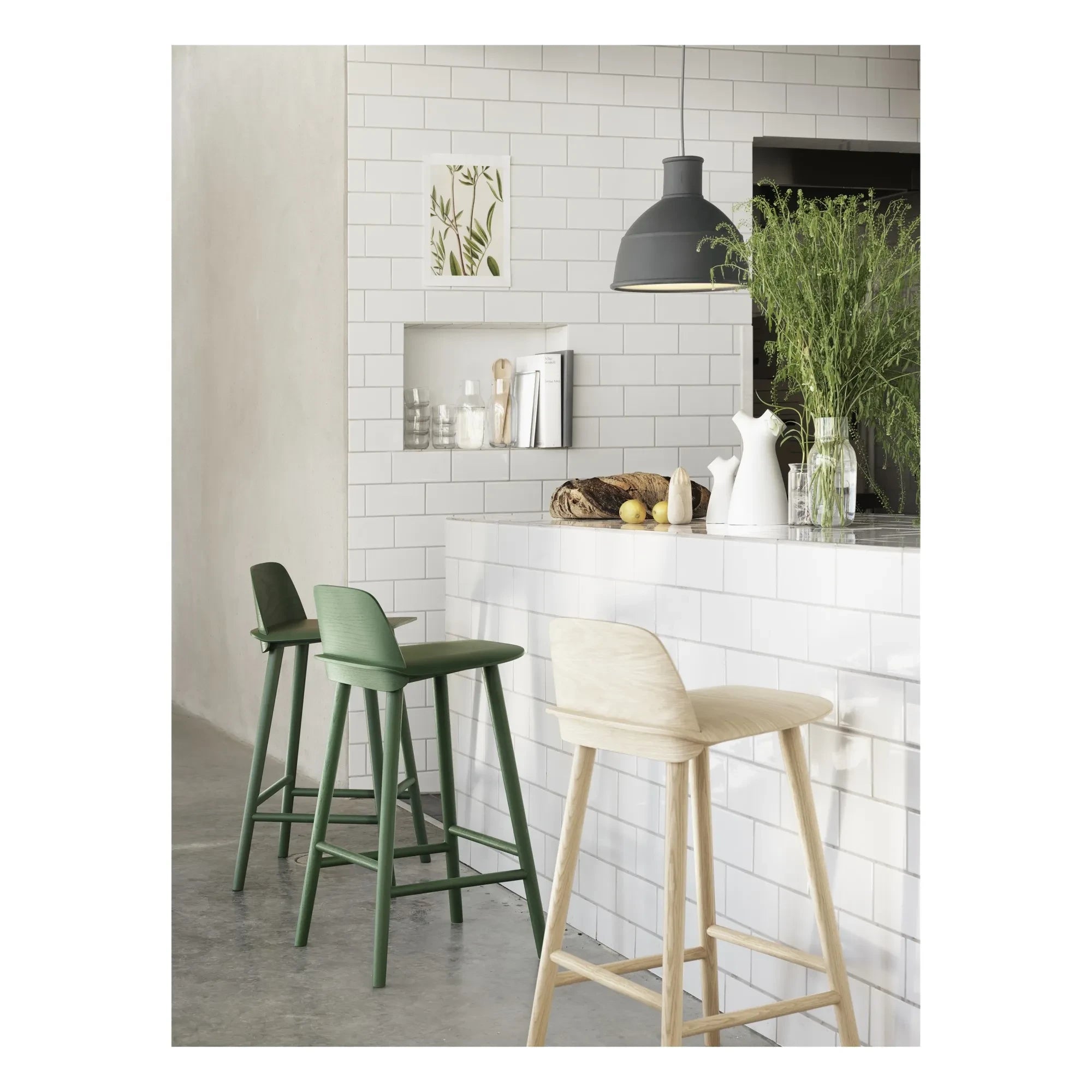 Muuto - Barhocker Nerd 65 cm | Eiche
