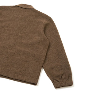 Universal Works - Rams Woll-Overshirt | Braun