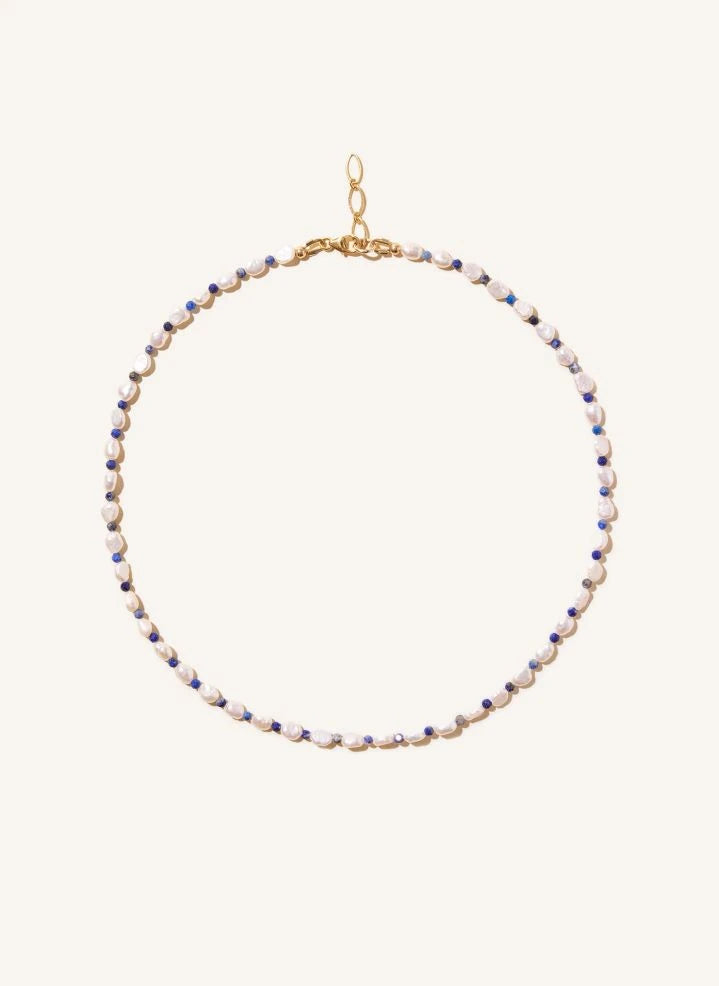 Camille Colette Studio - Collar Auri Lapis Lazuli | Azul