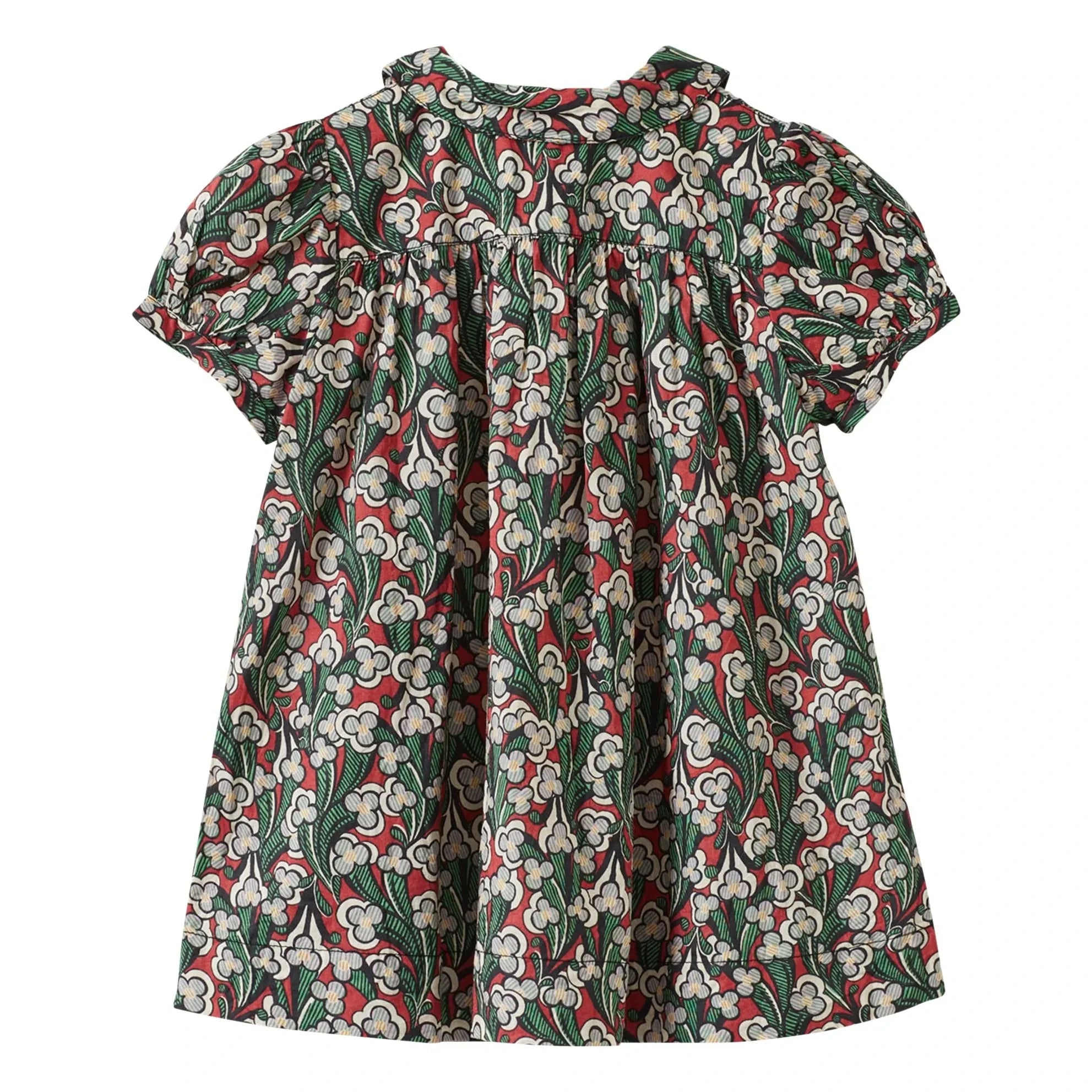 Caramel - Nina Liberty elbise ve bloomer seti | Bordo